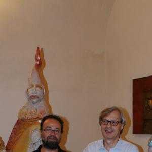 Nino Ventura e Vittorio Sgarbi con I Guardiani